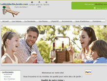 Tablet Screenshot of lemobilierdejardin.com